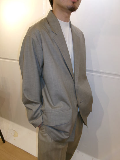 Cale Tropical Wool Tailored Jacket