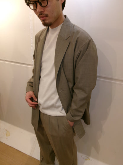 Cale Tropical Wool Tailored Jacket