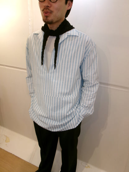 Cale Indigo Print Skipper Shirt