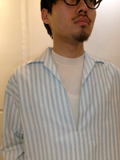 Cale Indigo Print Skipper Shirt