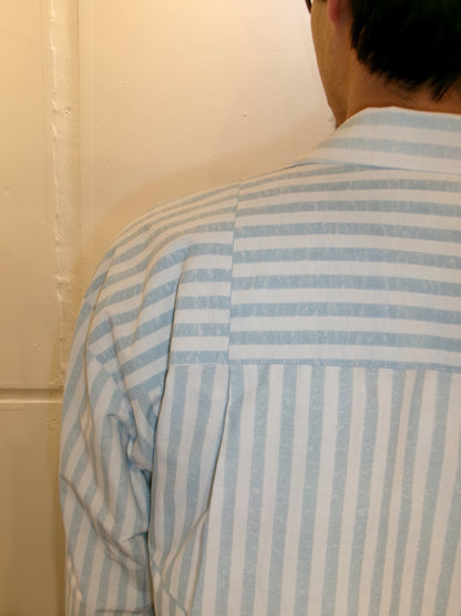 Cale Indigo Print Skipper Shirt