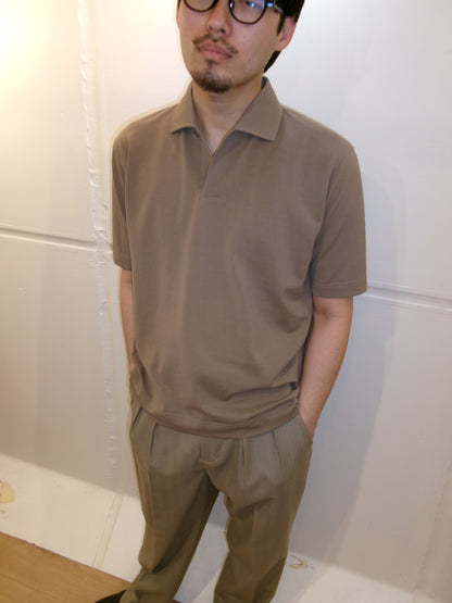 Cale Supima Kanoko One Button Polo