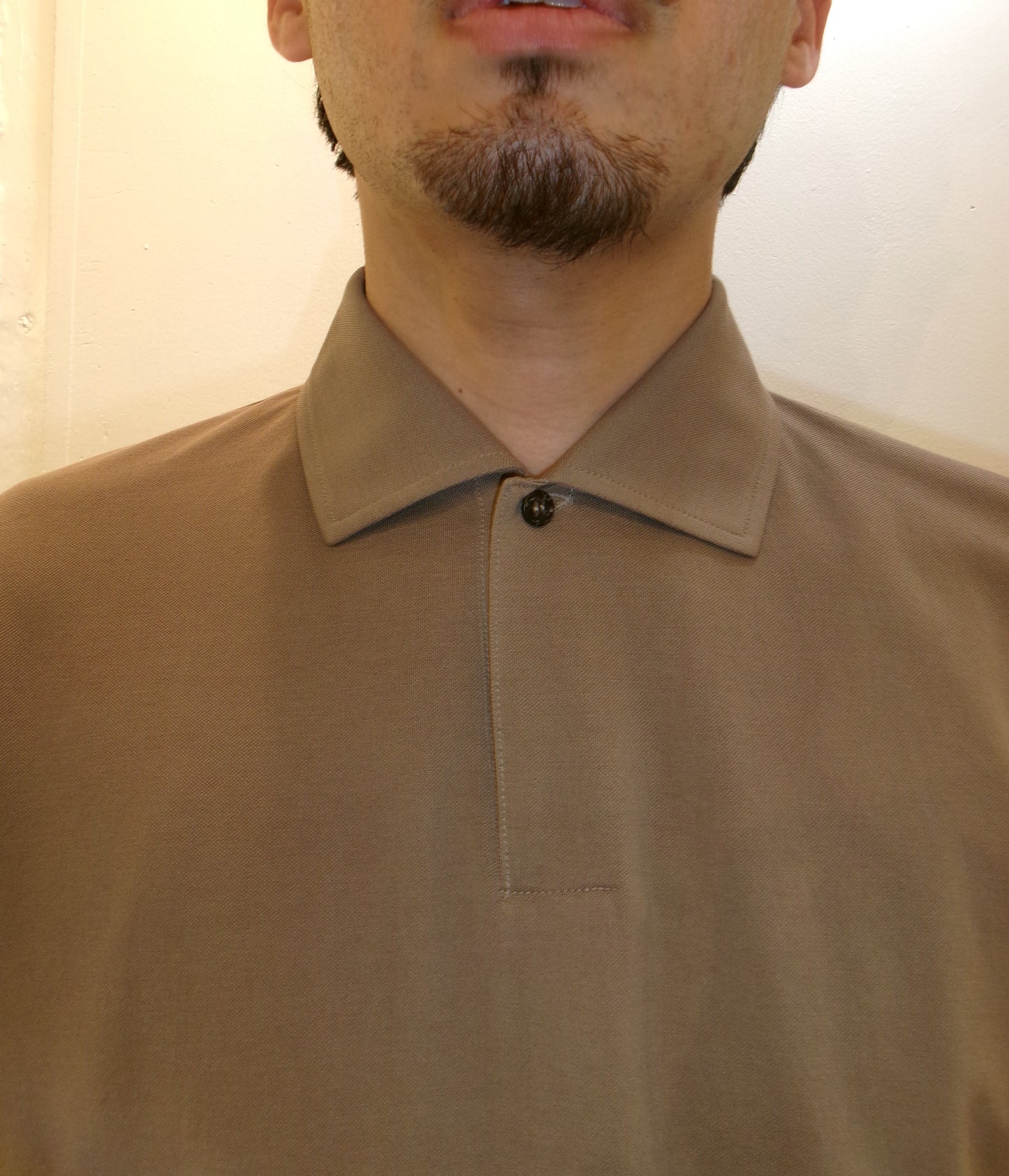 Cale Supima Kanoko One Button Polo