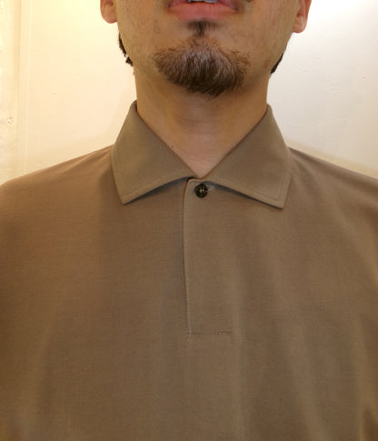 Cale Supima Kanoko One Button Polo