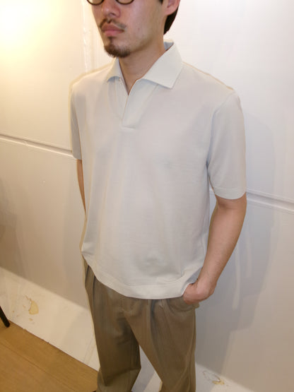 Cale Supima Kanoko One Button Polo