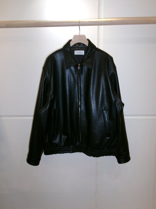 Ernie Palo Leather Blouson -Black-