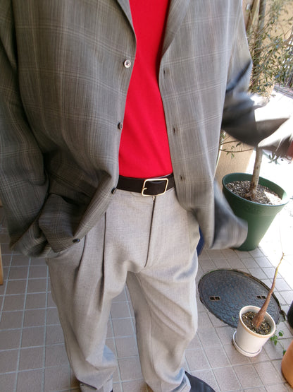 Ernie Palo Wool Check Shirt Jacket