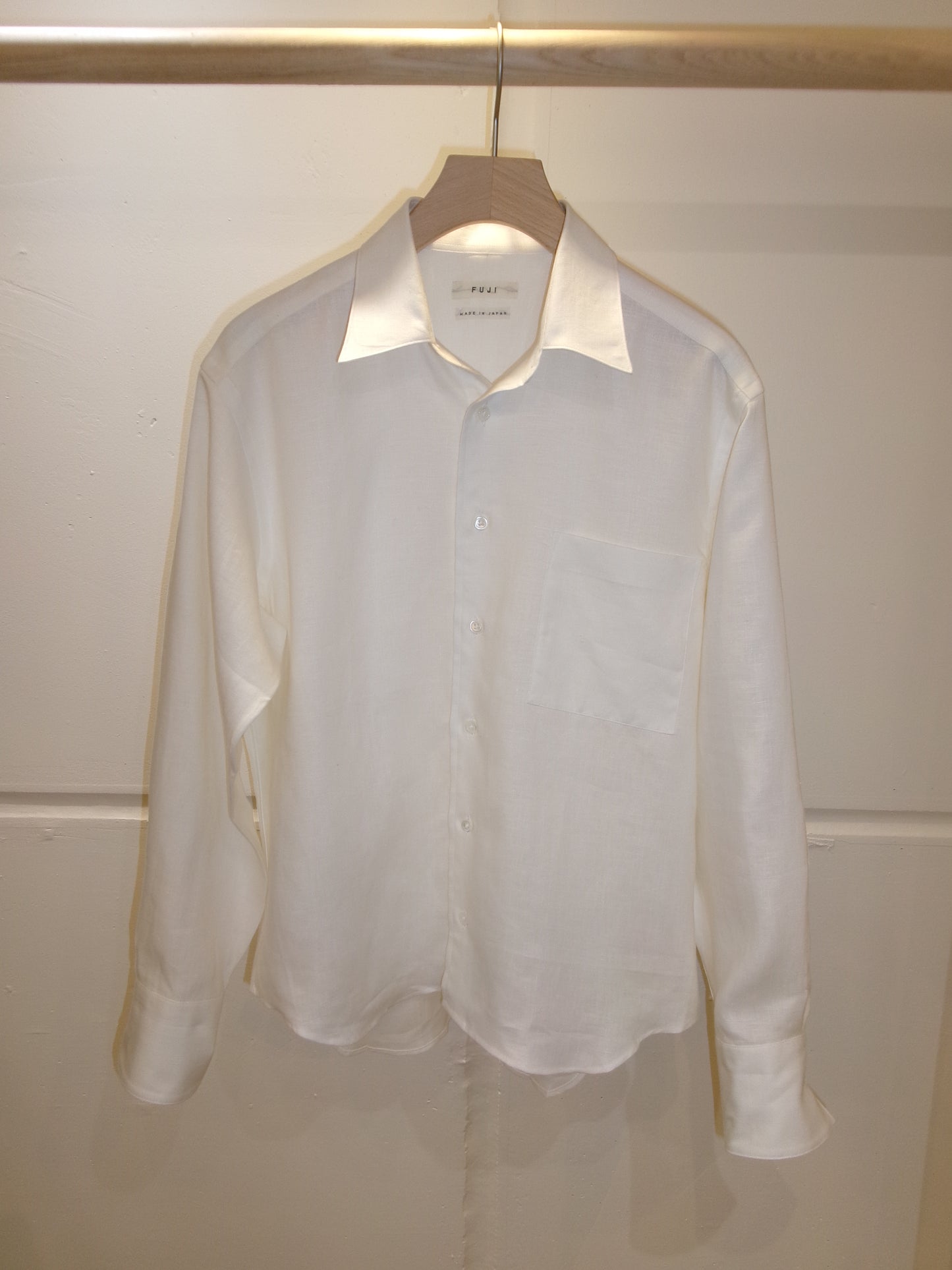 FUJI LINEN STANDARD SHIRT -Off White-