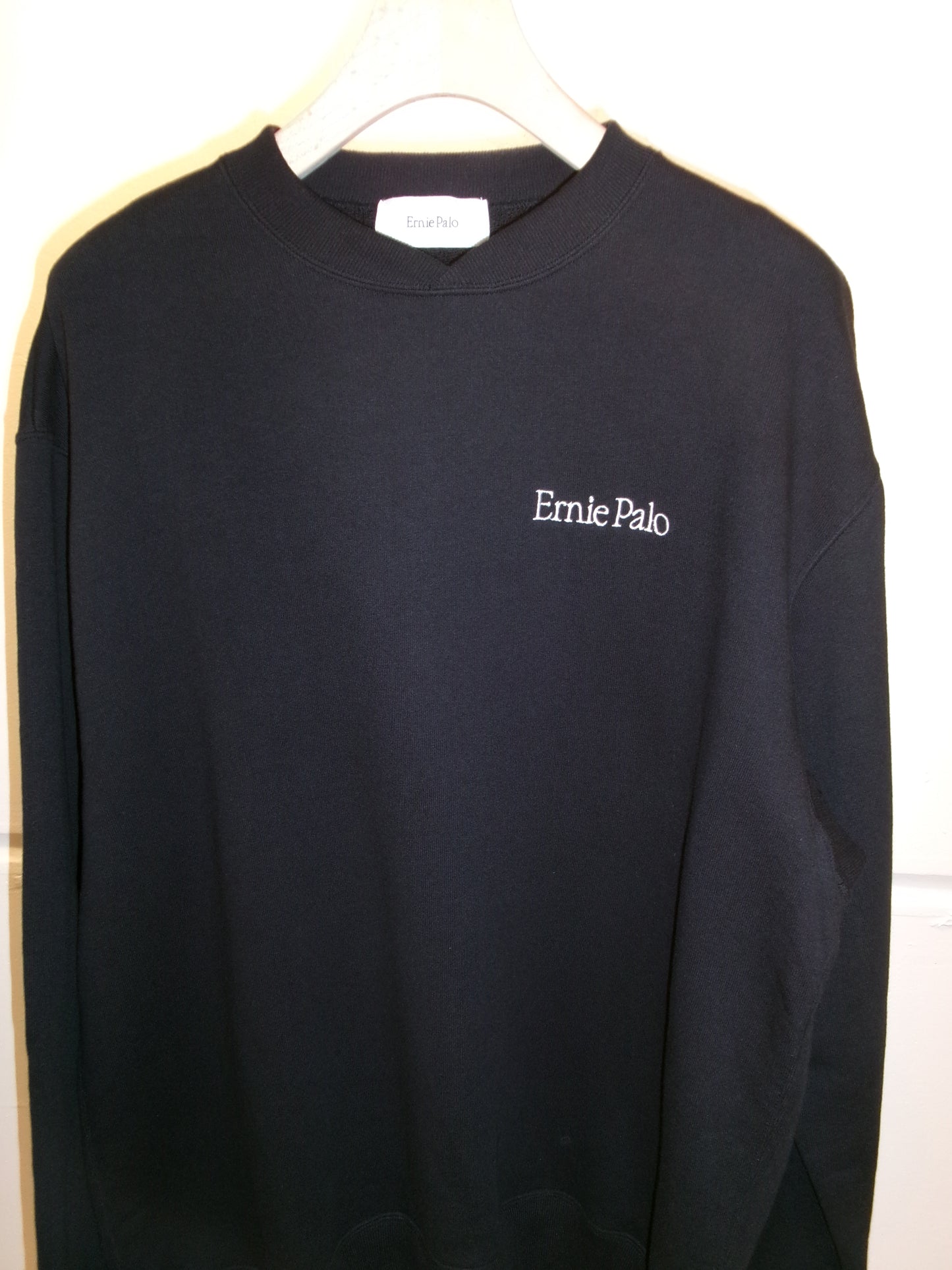Ernie Palo Crew Neck Sweatshirt -Black-