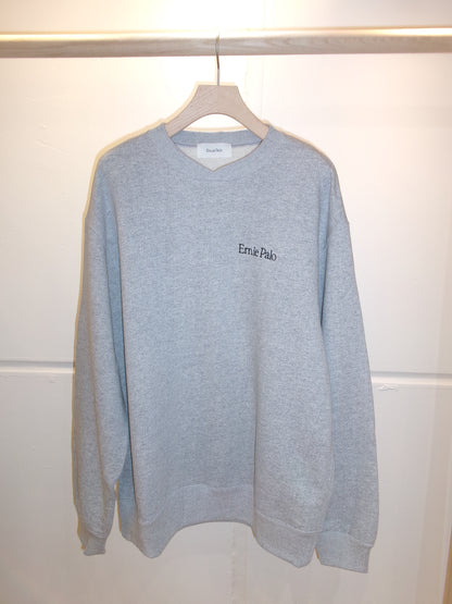 Ernie Palo Crew Neck Sweatshirt -Gray-