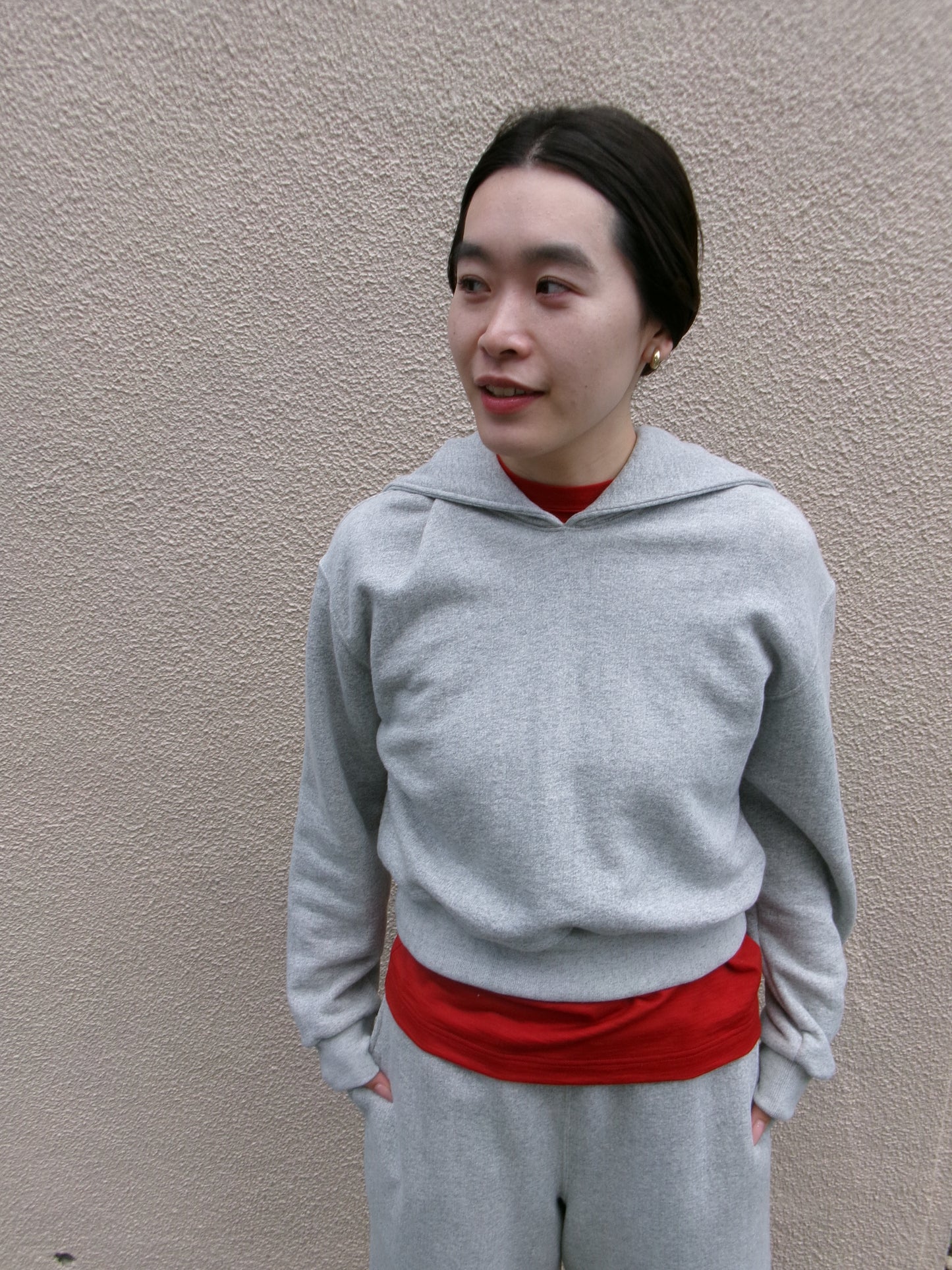 Ernie Palo Sailor Sweat Shirt -Gray-