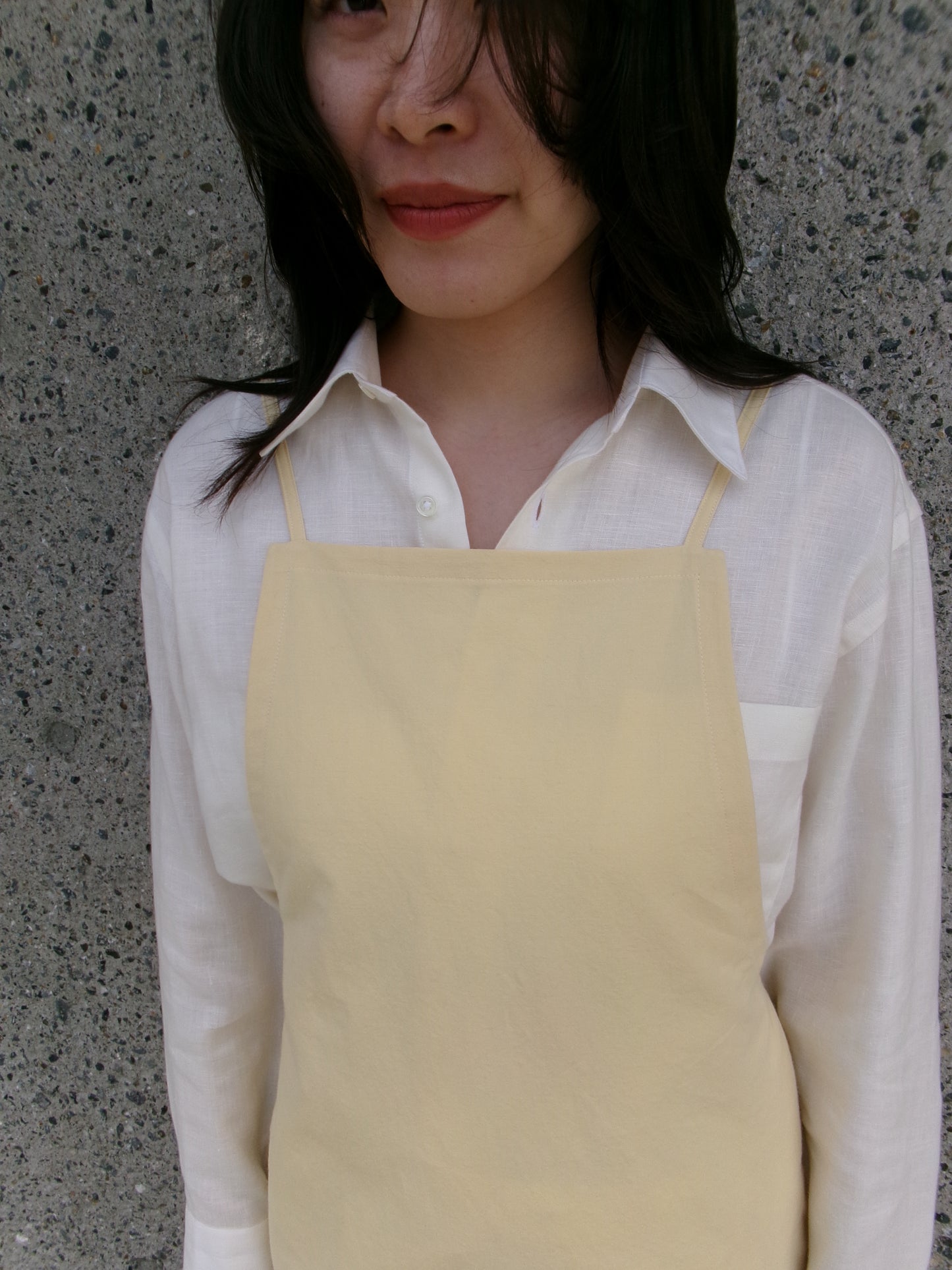 FUJI LINEN STANDARD SHIRT -Off White-