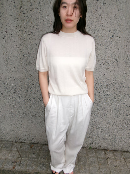 FUJI SILK CASHMERE S/S KNIT-Women-