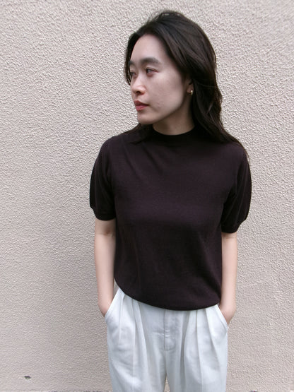 FUJI SILK CASHMERE S/S KNIT-Women-