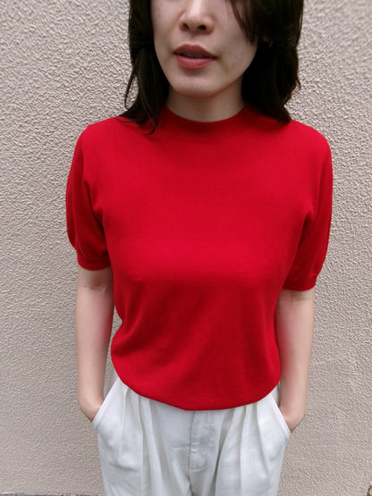 FUJI SILK CASHMERE S/S KNIT-Women-