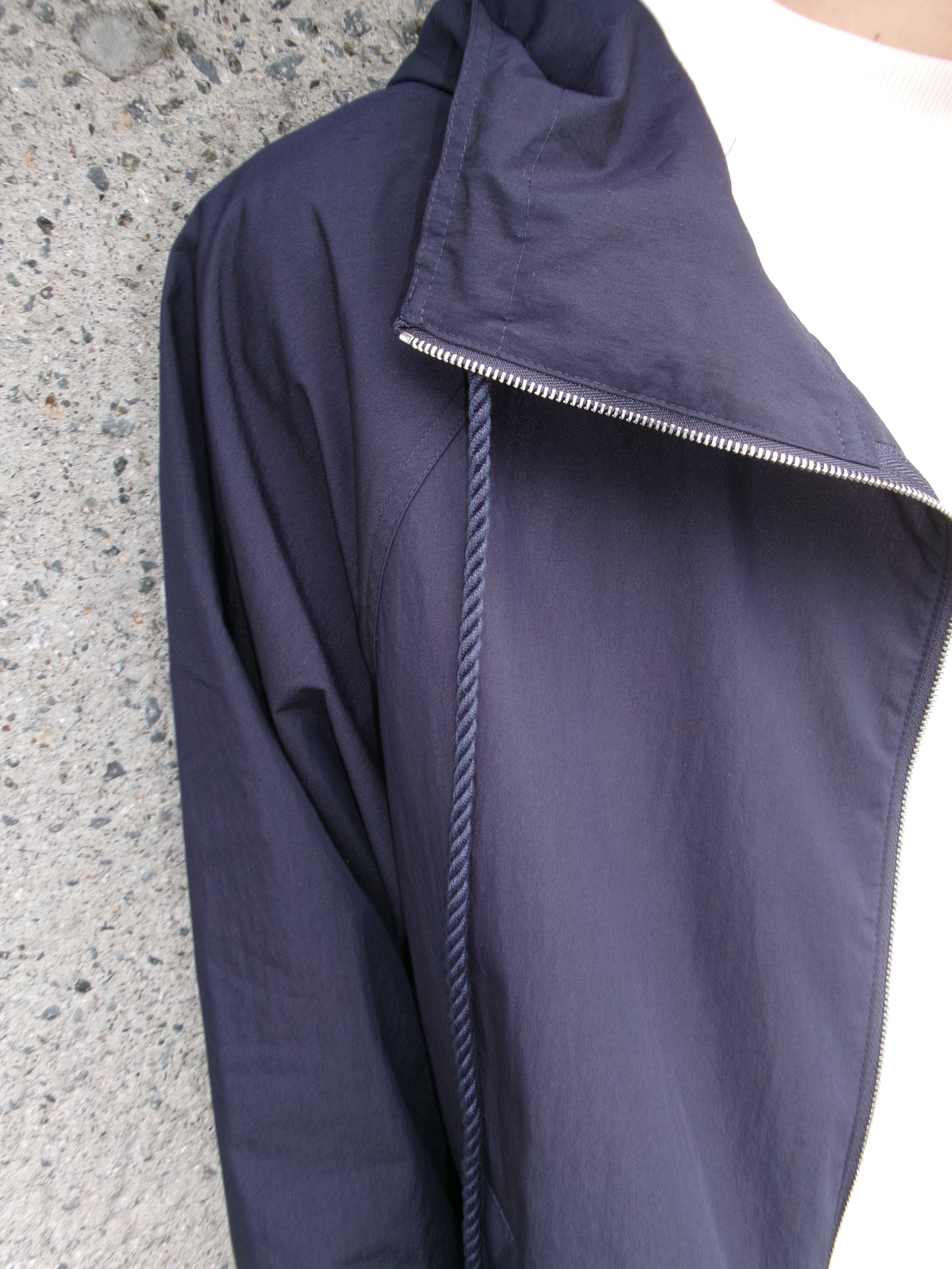 FUJI COTTON NYLON MOUNTAIN PARKA -NAVY-