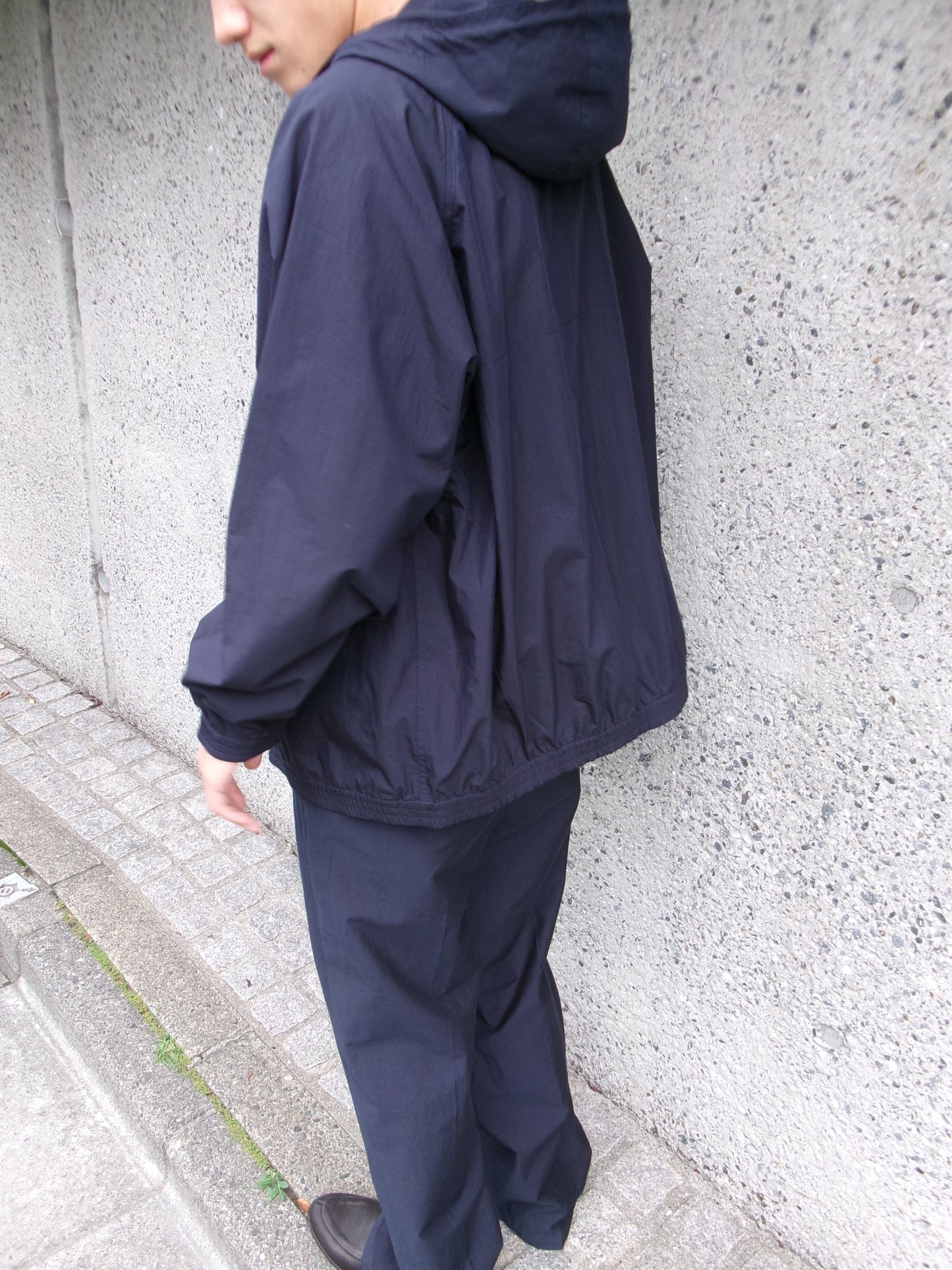 FUJI COTTON NYLON MOUNTAIN PARKA -NAVY-