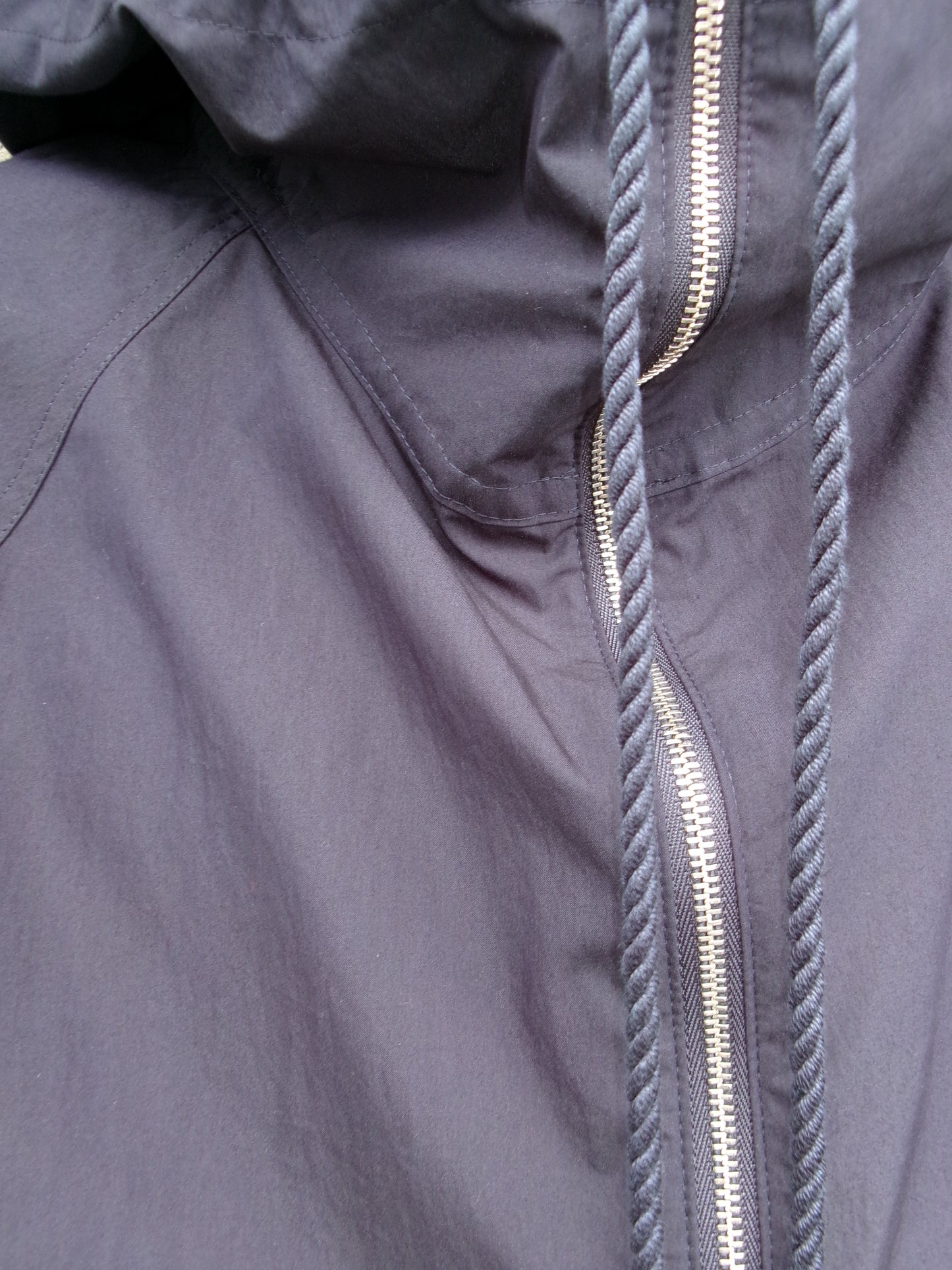 FUJI COTTON NYLON MOUNTAIN PARKA -NAVY-