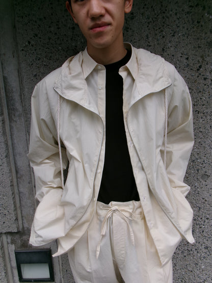FUJI COTTON NYLON MOUNTAIN PARKA -IVORY-