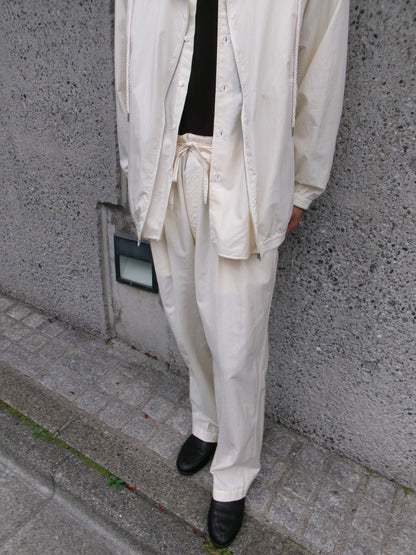 FUJI COTTON SILK BELTLESS PANTS