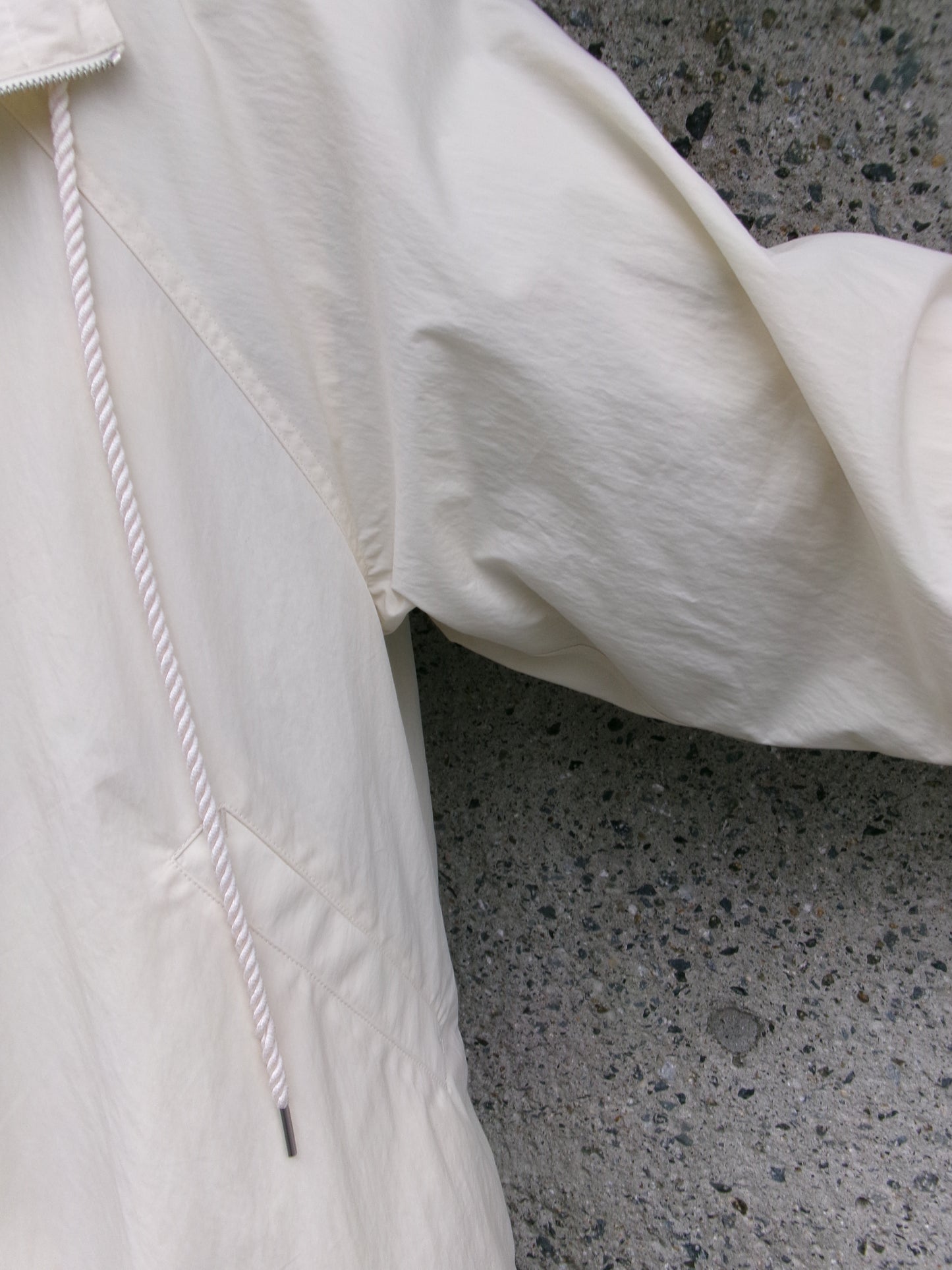 FUJI COTTON NYLON MOUNTAIN PARKA -IVORY-