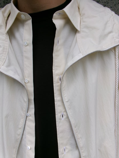 FUJI COTTON NYLON MOUNTAIN PARKA -IVORY-
