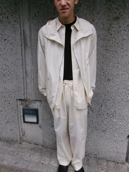 FUJI COTTON SILK BELTLESS PANTS