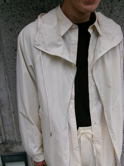 FUJI COTTON NYLON MOUNTAIN PARKA -IVORY-