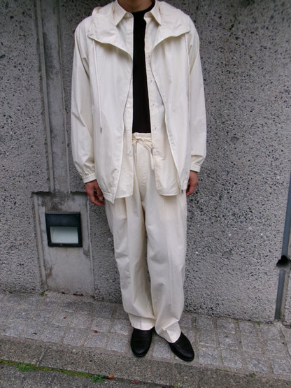 FUJI COTTON NYLON MOUNTAIN PARKA -IVORY-