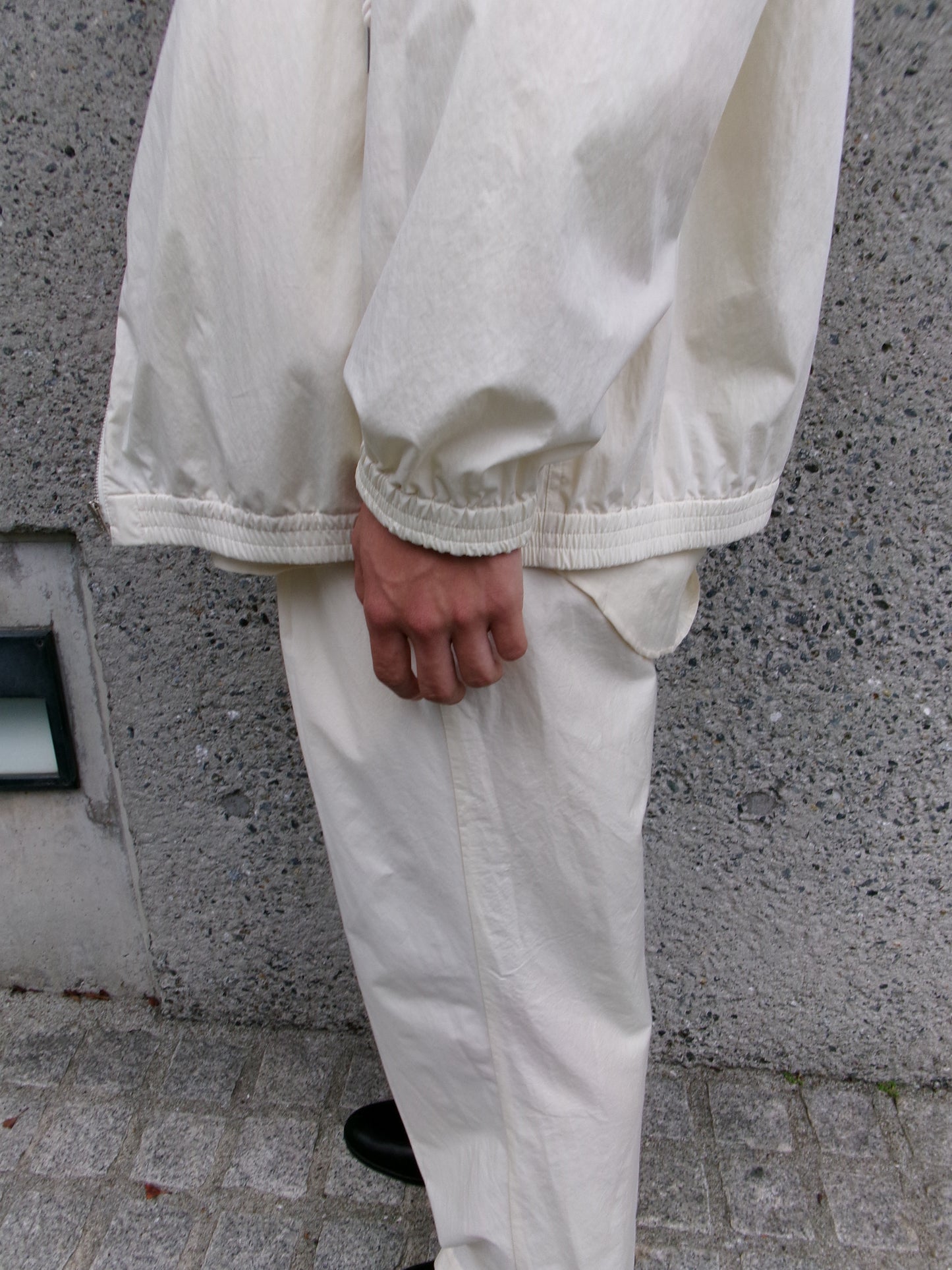 FUJI COTTON NYLON MOUNTAIN PARKA -IVORY-