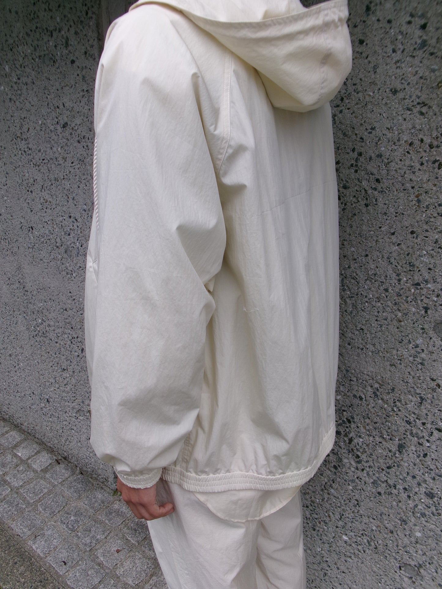 FUJI COTTON NYLON MOUNTAIN PARKA -IVORY-