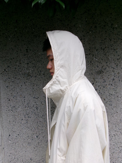 FUJI COTTON NYLON MOUNTAIN PARKA -IVORY-