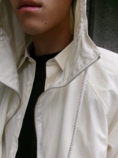 FUJI COTTON NYLON MOUNTAIN PARKA -IVORY-