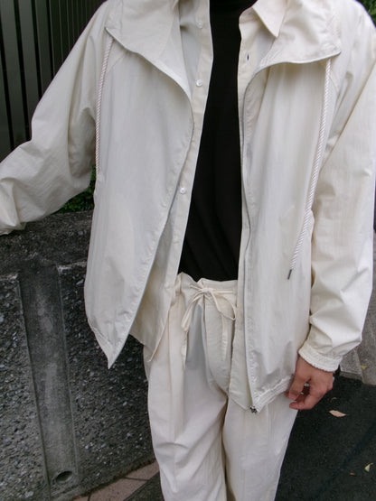 FUJI COTTON NYLON MOUNTAIN PARKA -IVORY-