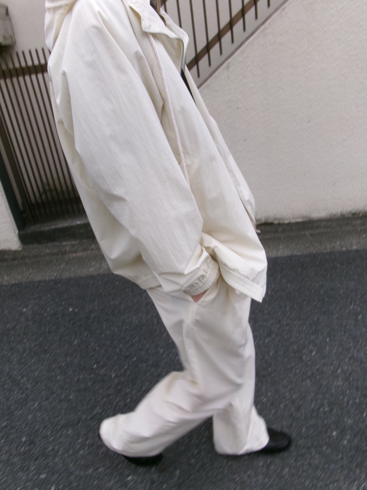 FUJI COTTON NYLON MOUNTAIN PARKA -IVORY-