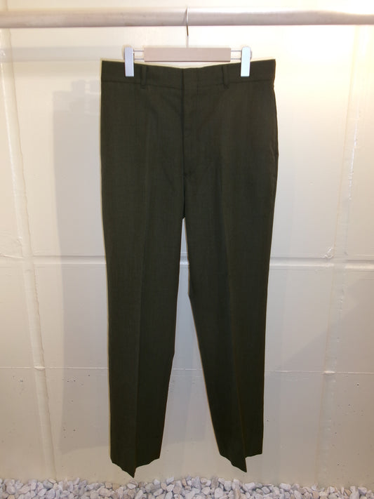 Vintage Dark Green Military Trousers