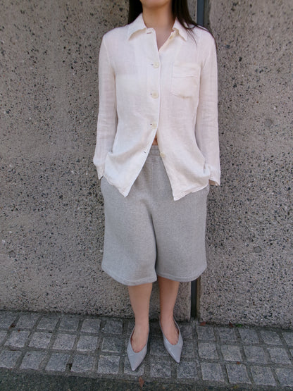 Ernie Palo Sweat Half Pants -Gray-