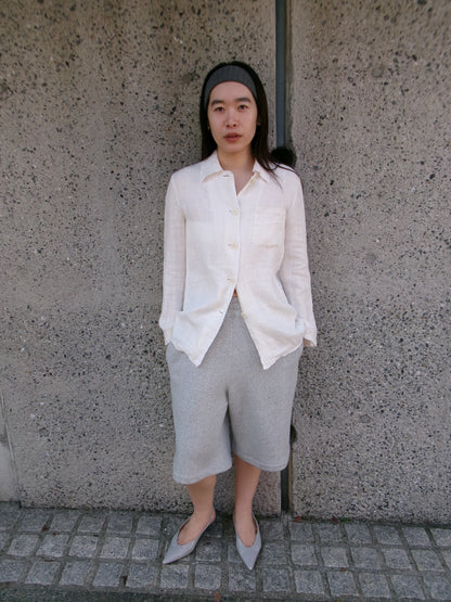 Ernie Palo Sweat Half Pants -Gray-