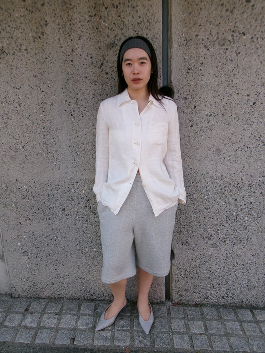 Ernie Palo Sweat Half Pants -Gray-