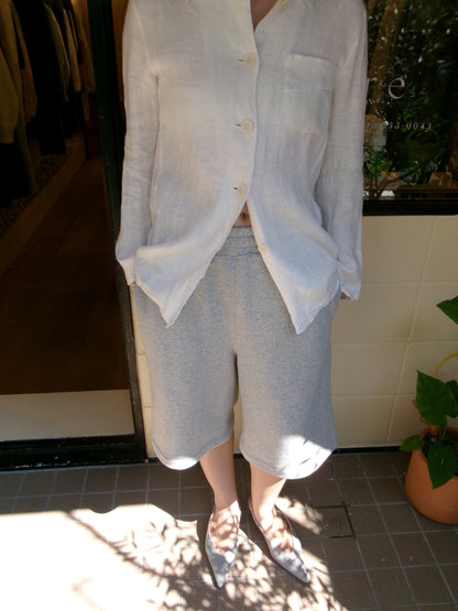 Ernie Palo Sweat Half Pants -Gray-