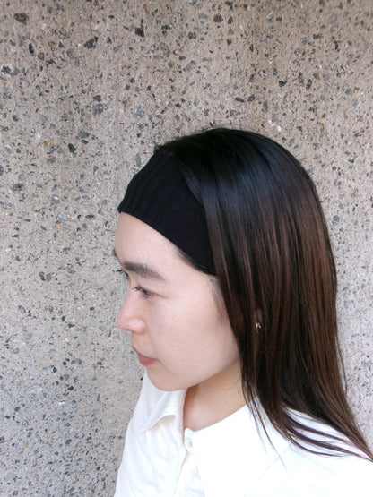 Ernie Palo Knit Head Band - Black-