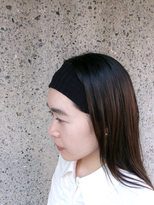 Ernie Palo Knit Head Band - Black-