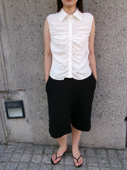 Ernie Palo Sweat Half Pants -Black-
