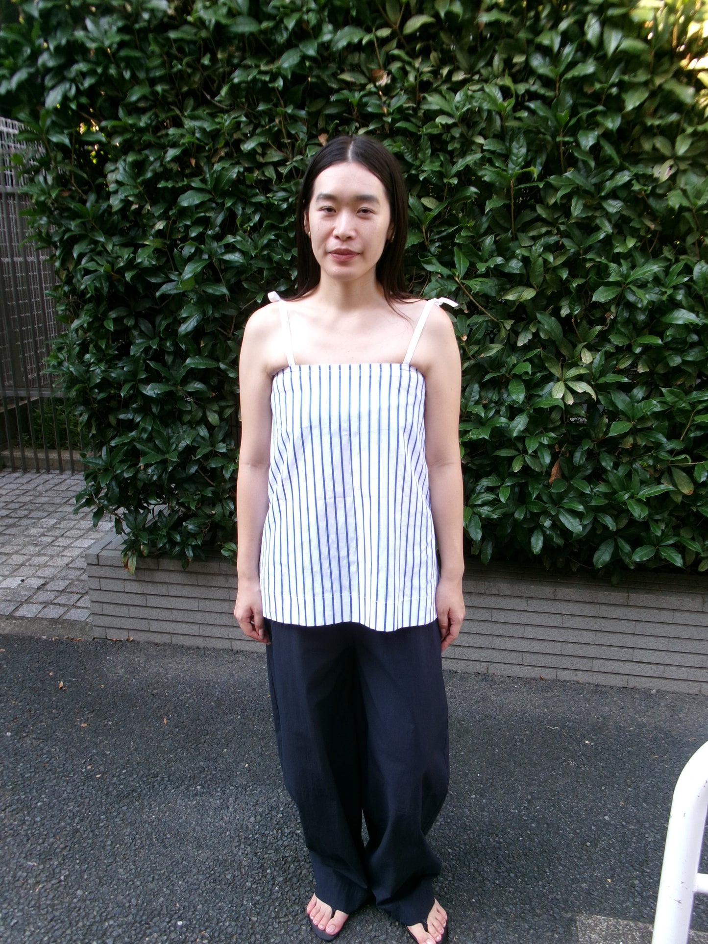 FUJI COTTON STRIPE CAMISOLE