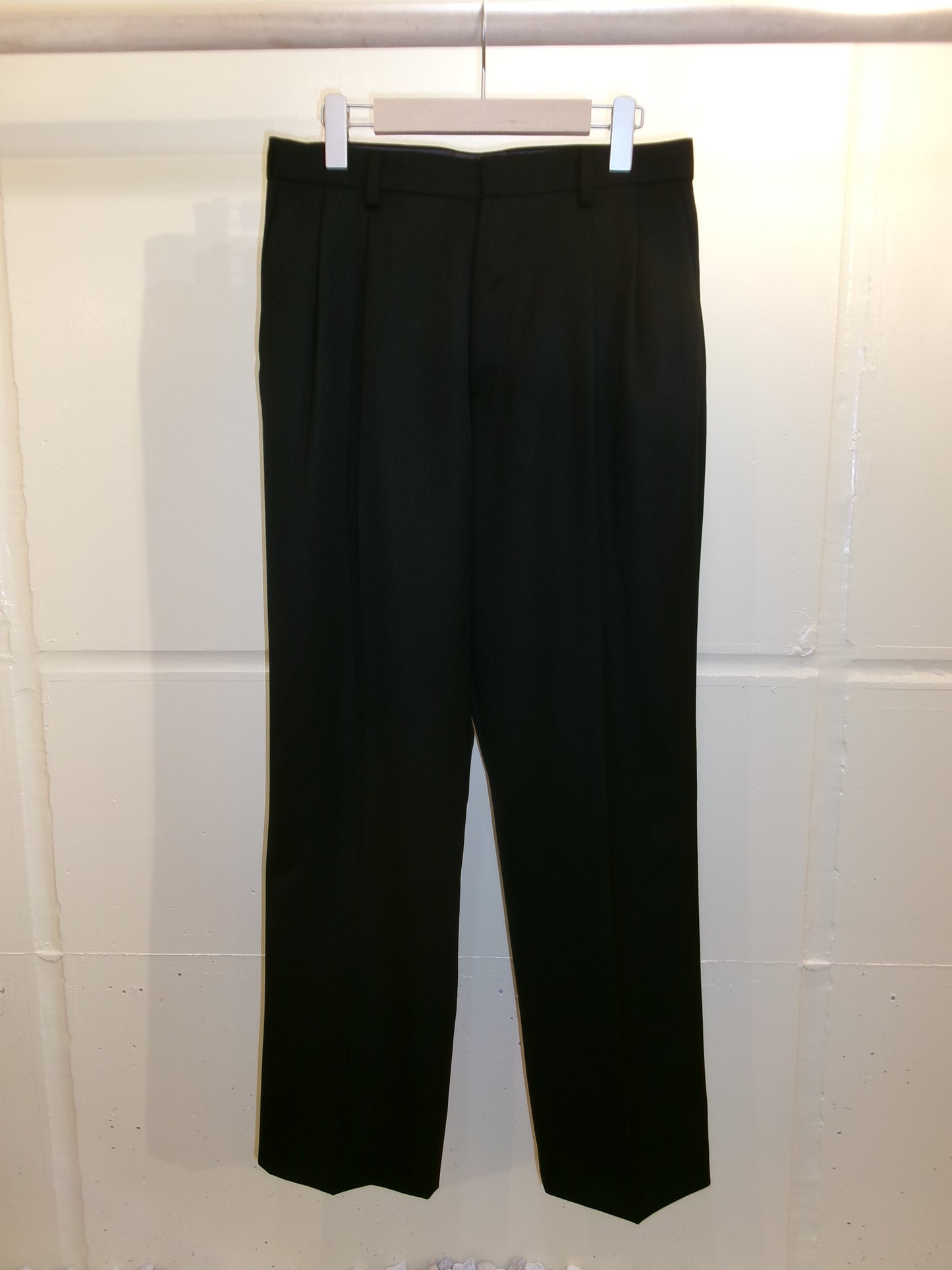 FUJI WOOL TWO TUCK SLACKS