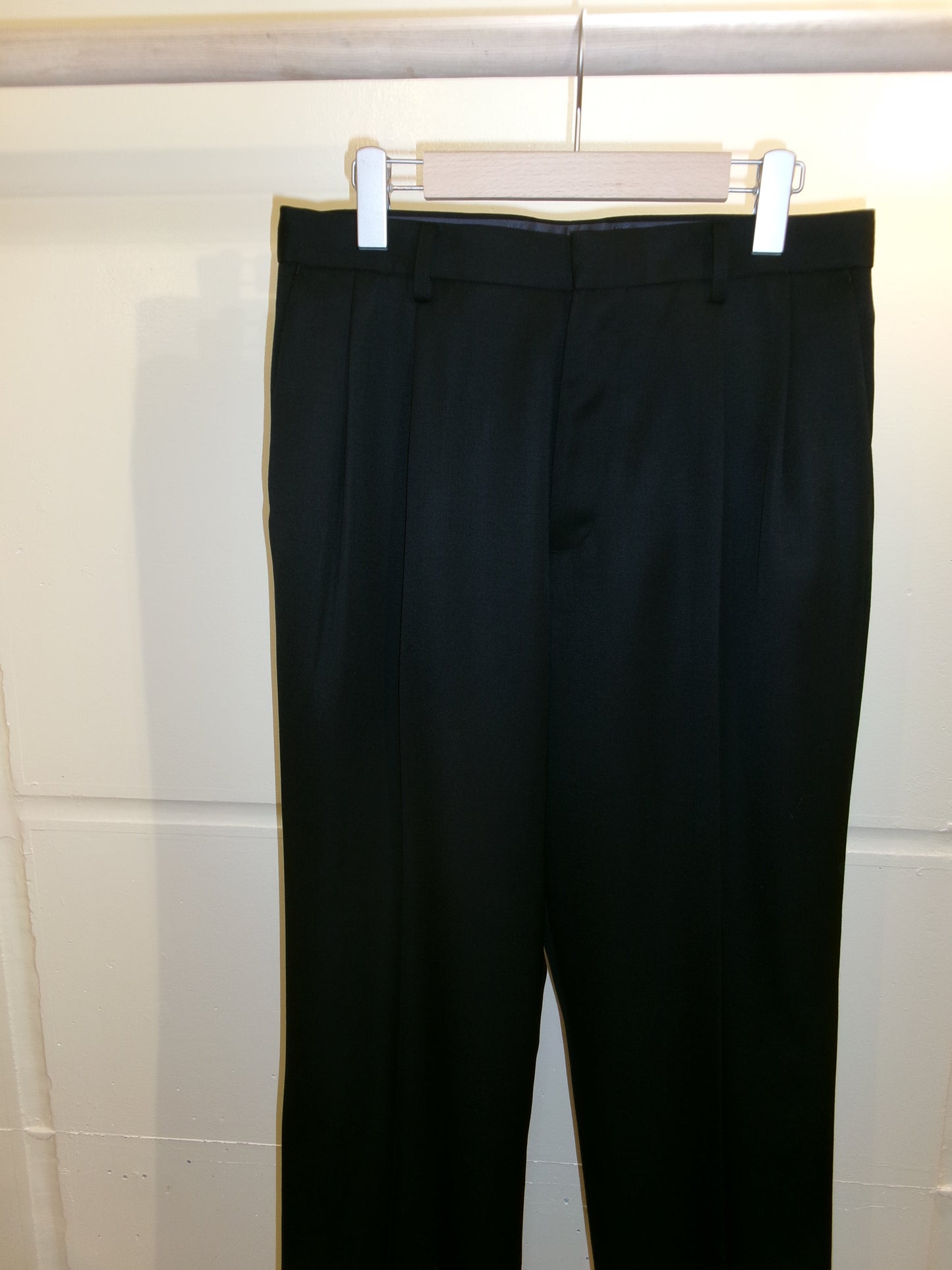 FUJI WOOL TWO TUCK SLACKS