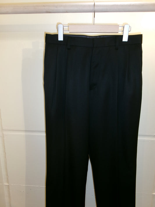 FUJI WOOL TWO TUCK SLACKS