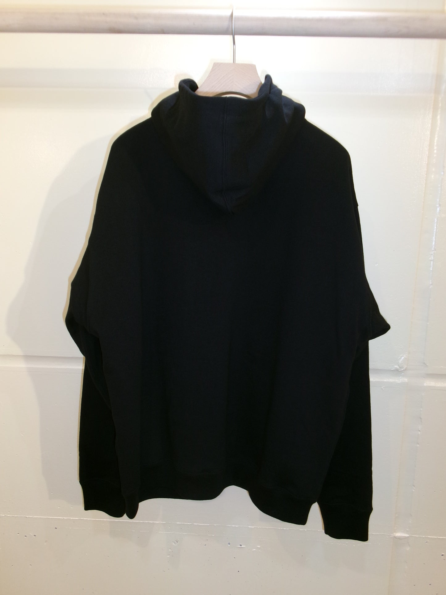 FUJI COTTON ZIP UP HOODIE -Black-