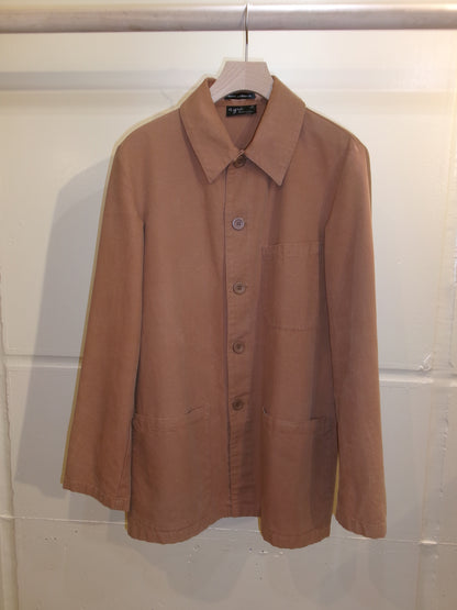 Vintage agnès b. Orange Cotton Work Jacket
