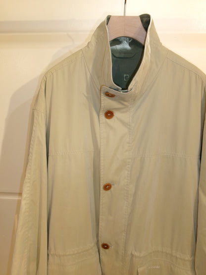 Vintage Yellow Stand Collar Blouson
